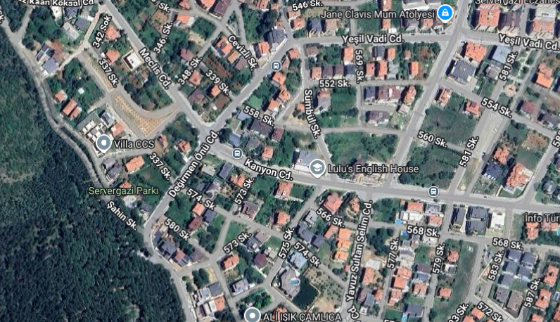 SERVERGAZİ YEŞİLKÖYDE KANYON CADDE ÜZERİ SATILIK FIRSAST ARSA 650 M2
