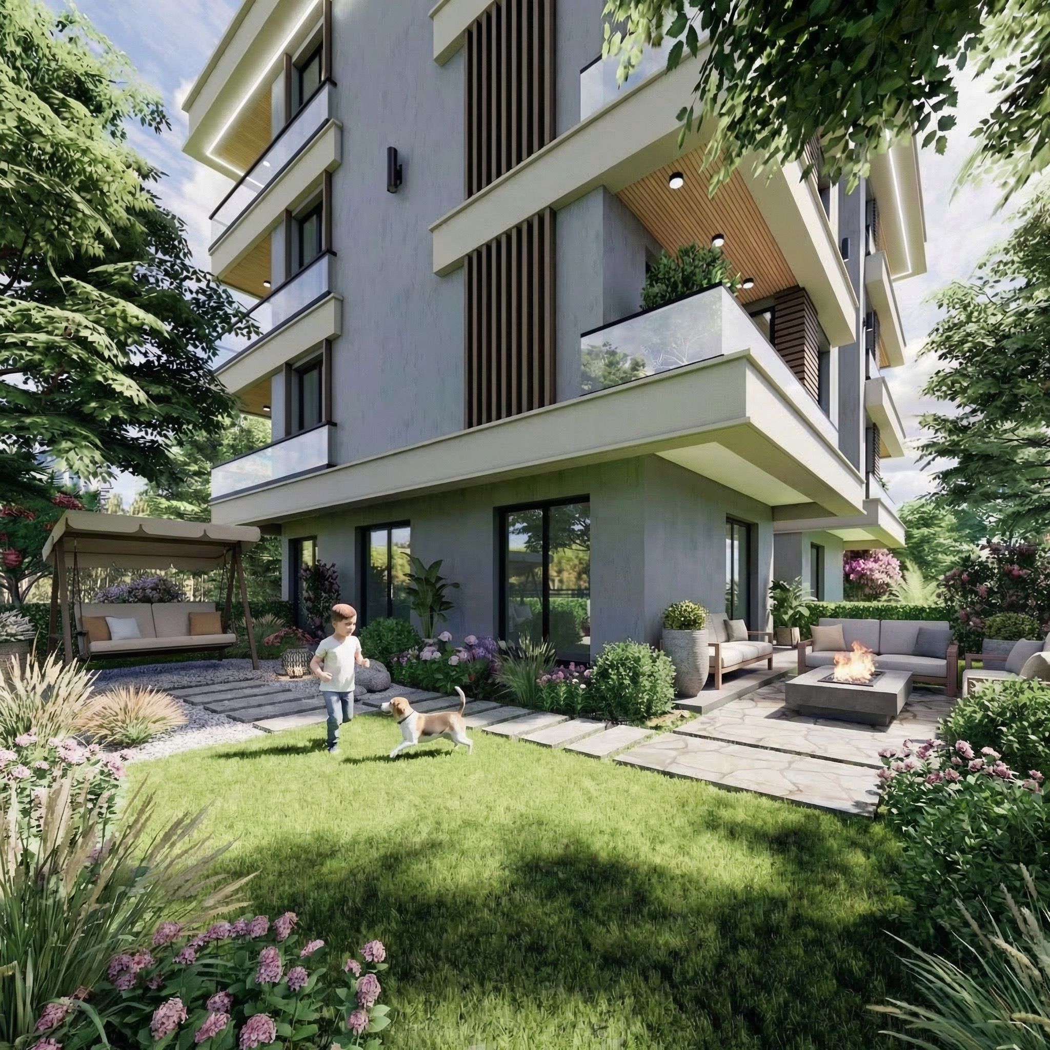 Çakmak Köşe Konumlu Projede Satılık Daireler